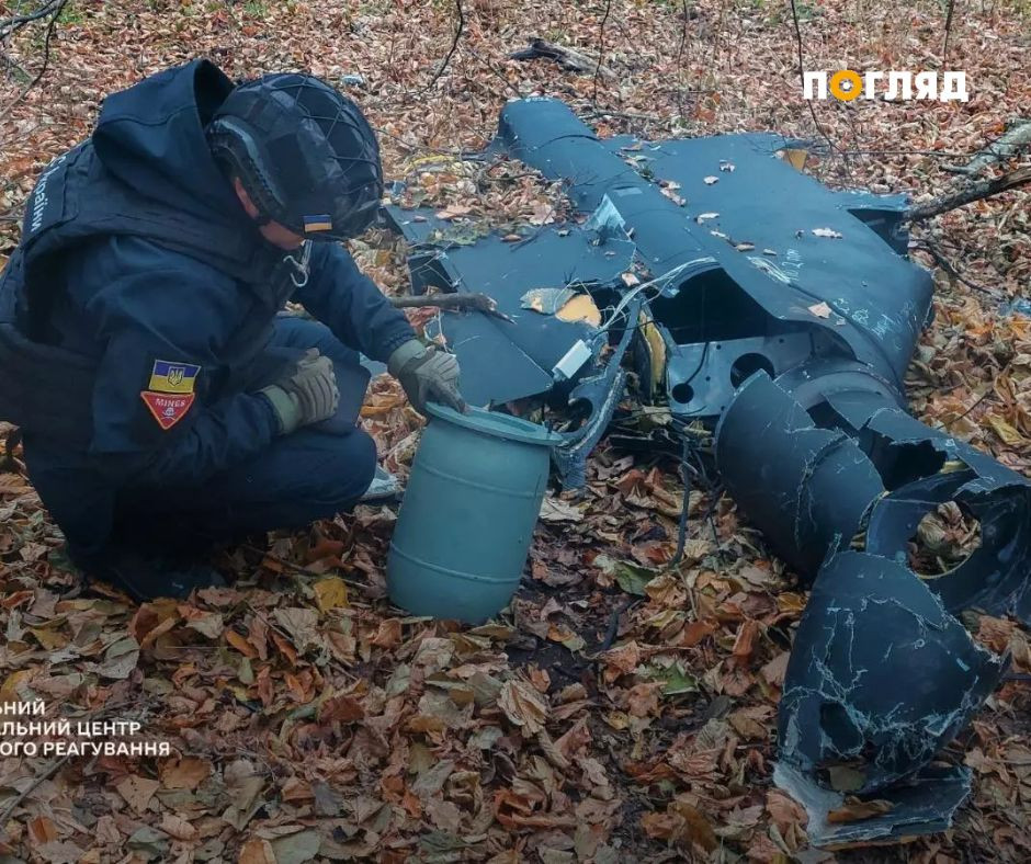 У Броварському районі сапери вилучили бойову частину ворожого БпЛА (ФОТО) - зображення